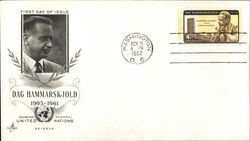 Dag Hammarskjold 1905 - 1961 Secretary General United Nations First Day Covers First Day Cover First Day Cover First Day Cover