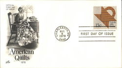 Folk Art - American Quilts, 1978 First Day Covers First Day Cover First Day Cover First Day Cover