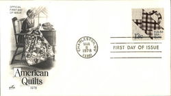 American Quilts 1978 First Day Covers First Day Cover First Day Cover First Day Cover