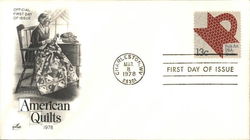 American Quilts 1978 First Day Covers First Day Cover First Day Cover First Day Cover