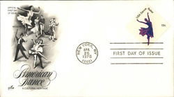 American Dance - A Cultural Heritage First Day Cover