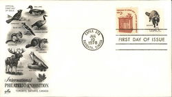 International Philatelic Exhibition, Toronto Ontario, Canada First Day Cover