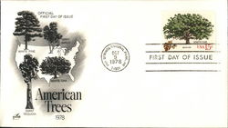 American Trees 1978 First Day Cover