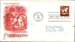 Season's Greetings Christmas 1978 First Day Covers First Day Cover First Day Cover First Day Cover