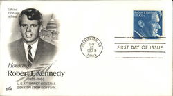 Honoring Robert F. Kennedy 1925 - 1968 US Attorney General Senator from New York First Day Cover