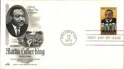 Honoring Martin Luther King 1929-1968 First Day Covers First Day Cover First Day Cover First Day Cover