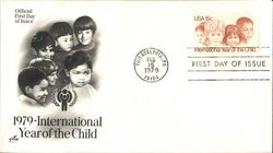 1979 International Year of the Child First Day Covers First Day Cover First Day Cover First Day Cover