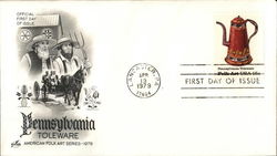 American Folk Art Series - 1979 Pennsylvania Toleware First Day Covers First Day Cover First Day Cover First Day Cover