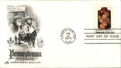 American Folk Art Series - 1979 Pennsylvania Toleware First Day Covers First Day Cover First Day Cover First Day Cover