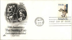 50th Anniversary The Seeing Eye Guide Dogs for the Blind 1929 - 1979 First Day Cover