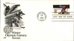 Winter Olynmpic Games Stamps - Lake Placid, 1980 First Day Covers First Day Cover First Day Cover First Day Cover