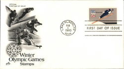 Winter Olynmpic Games Stamps - Lake Placid, 1980 First Day Covers First Day Cover First Day Cover First Day Cover