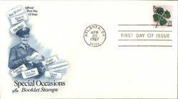 Special Occasions Booklet Stamps - Best Wishes!, Get Well!, Keep in Touch! First Day Cover