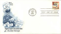 Special Occasions Booklet Stamps First Day Cover