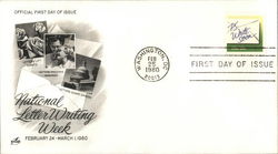 National Letter Writing Week First Day Cover