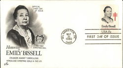 Honoring Emily Bissell Crusader Against Tuberculosis. Introduced Christmas Seals in the U.S. First Day Covers First Day Cover Fi First Day Cover