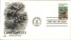 Coral Refs USA Series of 1980 First Day Covers First Day Cover First Day Cover First Day Cover