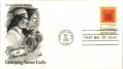 Education in America - Learning Never Ends First Day Covers First Day Cover First Day Cover First Day Cover