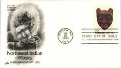 Northwest Indian Masks First Day Cover