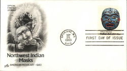 Northwest Indian Masks First Day Covers First Day Cover First Day Cover First Day Cover