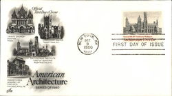 American Architecture series of 1980 First Day Covers First Day Cover First Day Cover First Day Cover