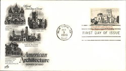 American Architecture Series of 1980 First Day Covers First Day Cover First Day Cover First Day Cover