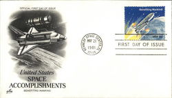 United States Space Accomplishments Benefiting Mankind First Day Covers First Day Cover First Day Cover First Day Cover