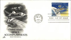 Celebrating United States Space Accomplishments First Day Covers First Day Cover First Day Cover First Day Cover