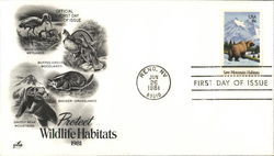 Protect Wildlife Habitats - 1981 First Day Covers First Day Cover First Day Cover First Day Cover