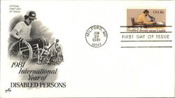 1981 International Year of Disabled Persons First Day Covers First Day Cover First Day Cover First Day Cover