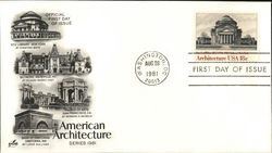 American Architecture Series of 1981 First Day Covers First Day Cover First Day Cover First Day Cover