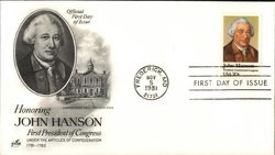 Honoring John Hanson, First President of Congress First Day Covers First Day Cover First Day Cover First Day Cover