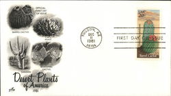 Desert Plants of America 1981 First Day Covers First Day Cover First Day Cover First Day Cover