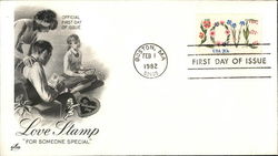 Love Stamp - "For Someone Special" First Day Covers First Day Cover First Day Cover First Day Cover