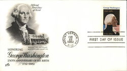 Honoring George Washington 250th Anniversary of His Birth 1732 - 1982 First Day Covers First Day Cover First Day Cover First Day Cover