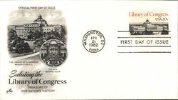 Saluting the Library Congress First Day Covers First Day Cover First Day Cover First Day Cover