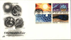 1982 World's Fair Knoxville, Tennessee First Day Covers First Day Cover First Day Cover First Day Cover