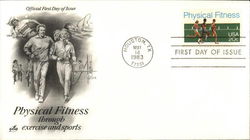 Physical Fitness Through Exercise and Sport First Day Covers First Day Cover First Day Cover First Day Cover