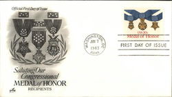 Saluting Our Congressional Medal of Honor Recipients First Day Covers First Day Cover First Day Cover First Day Cover