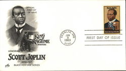 Black Heritage Series, Honoring Scott Joplin, 1868-1917, King of Ragtime Writers First Day Cover