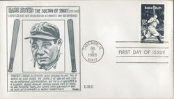 Babe Ruth: The Sultan of Swat (1895 - 1948) First Day Cover