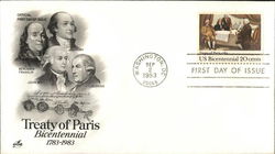 Treaty of Paris Bicentennial 1783-1983 First Day Cover