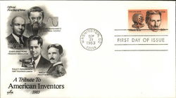 A Tribute to American Inventors 1983 First Day Covers First Day Cover First Day Cover First Day Cover