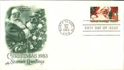 Christmas 1983 - Season's Greetings First Day Covers First Day Cover First Day Cover First Day Cover