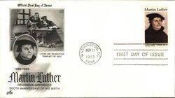 Martin Luther, Religious Reformer, 500th Anniversary of His Birth, 1483-1983 First Day Covers First Day Cover First Day Cover First Day Cover