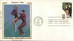 Olympics 1984 R&R - Colorano "Silk" Cachet First Day Covers First Day Cover First Day Cover First Day Cover