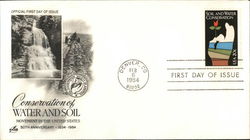 Conservation of Water and Soil Movement in the United States 50th. Anniversary - 1934-1984 First Day Covers First Day Cover Firs First Day Cover