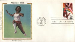 Olympics 1984 R&R - Colorano "Silk" Cachet First Day Covers First Day Cover First Day Cover First Day Cover