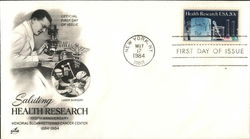 Saluting Health Research 100th Anniversary 1884 - 1984 First Day Covers First Day Cover First Day Cover First Day Cover