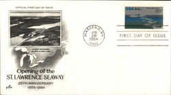 Opening of the ST. LAWRENCE SEAWAY 25th ANNIVERSARY 1959-1984 First Day Covers First Day Cover First Day Cover First Day Cover